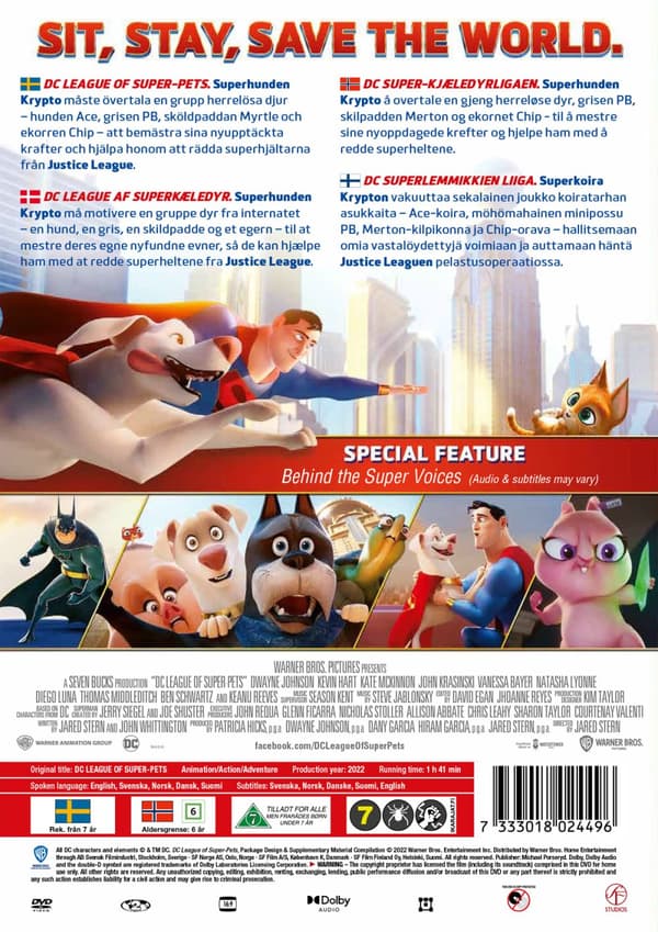 DC League of Superpets (DVD)