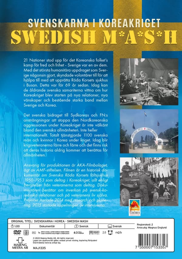 Svenskarna i Koreakriget - Swedish MASH (DVD)