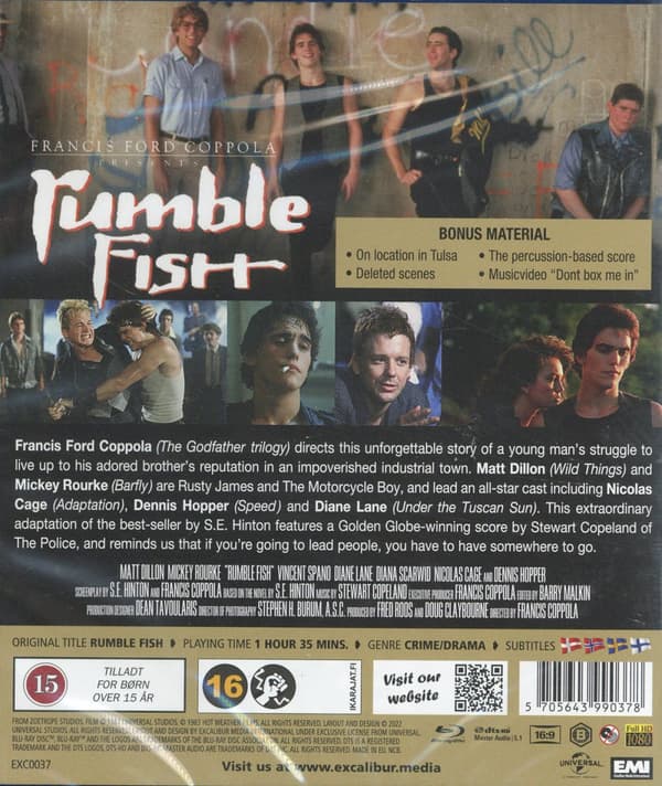 Rumble fish (Blu-ray)