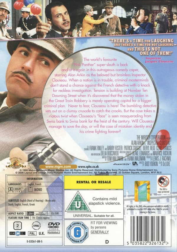 Kommissarie Clouseau (Ej svensk text) (DVD)