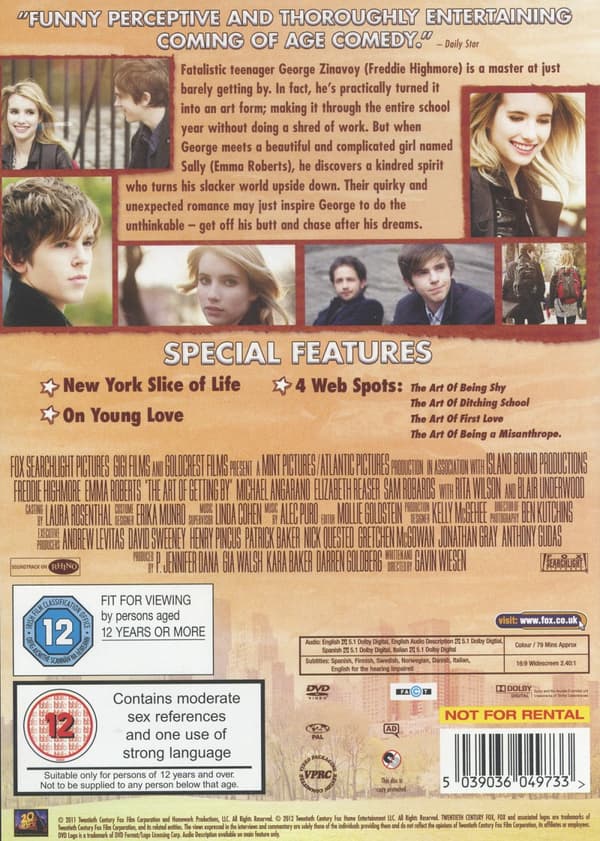 The art of getting by (DVD)