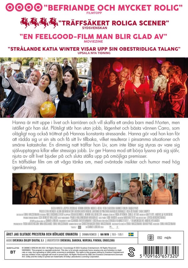 Året jag slutade prestera och började onanera (DVD)