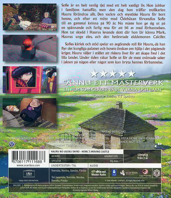 Det levande slottet (Blu-ray)