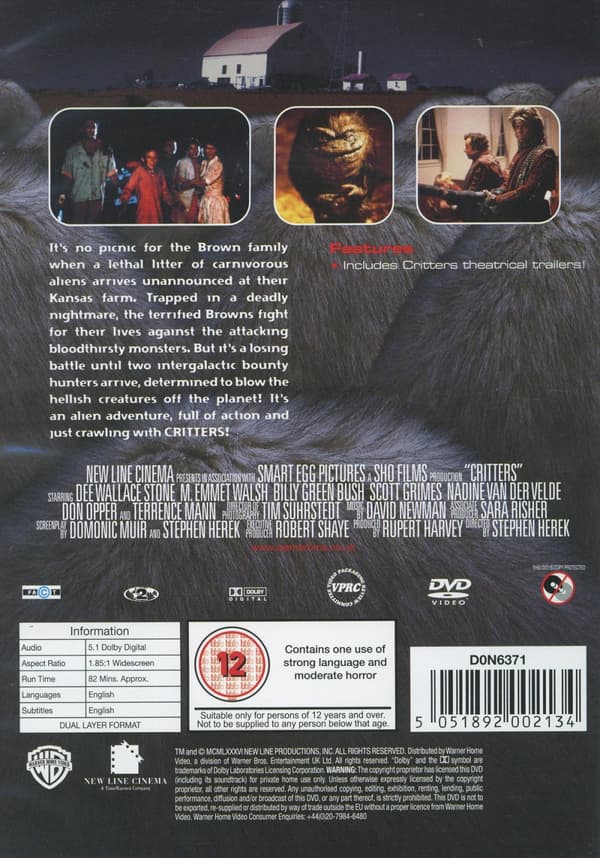 Critters 1 (Ej svensk text) (DVD)