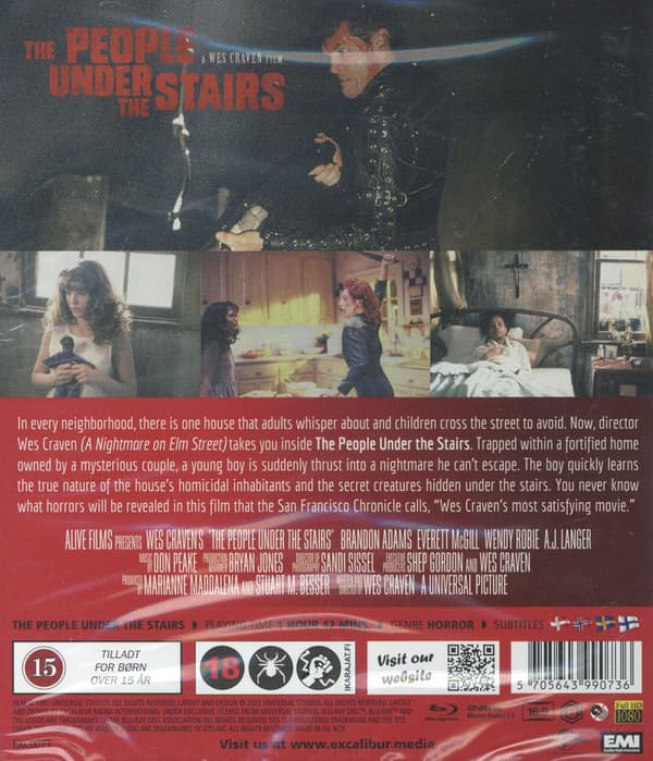 Ondskans hus / The People Under the Stairs (Blu-ray)
