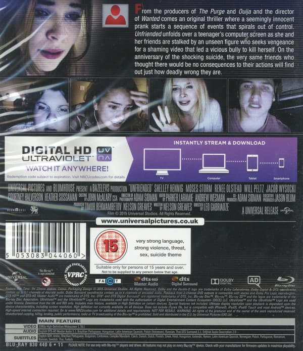 Unfriended (Blu-ray)