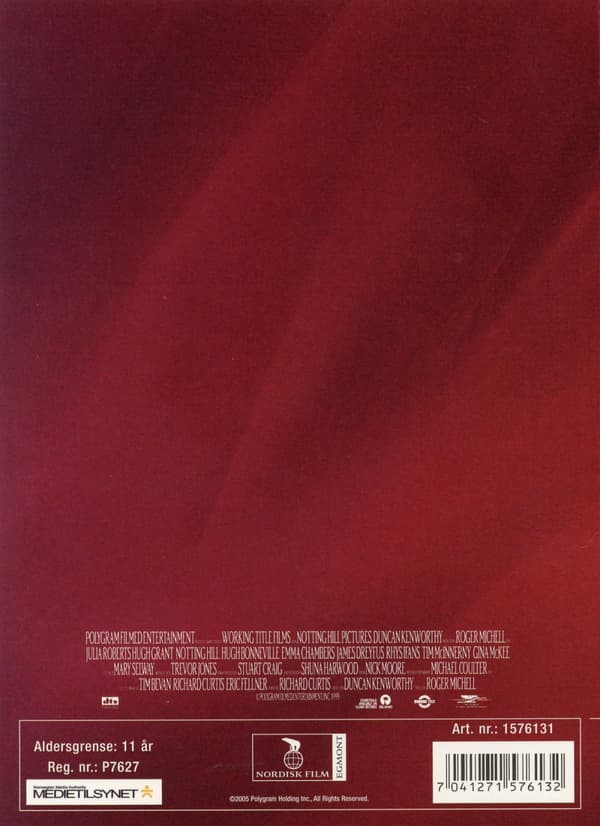 Notting Hill (Valentin-kort) (DVD)