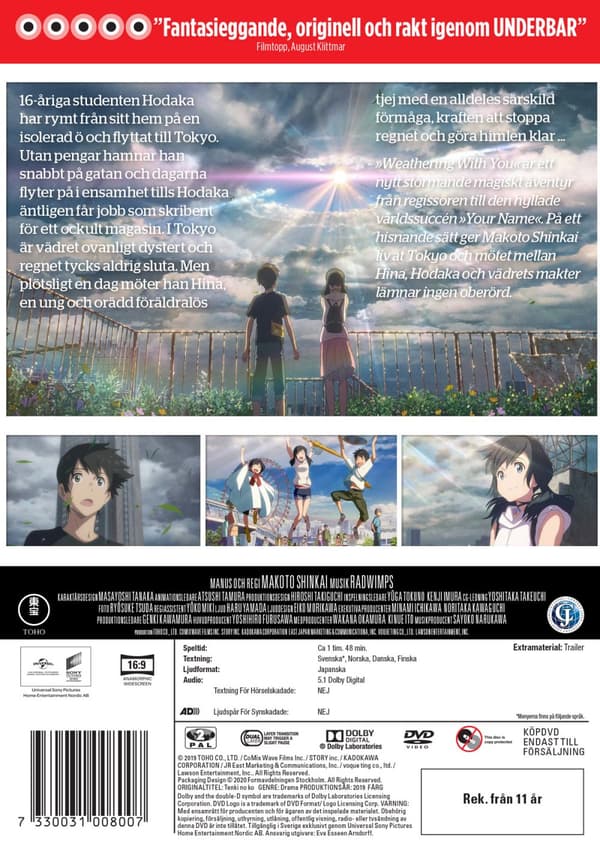 Weathering with you (DVD)