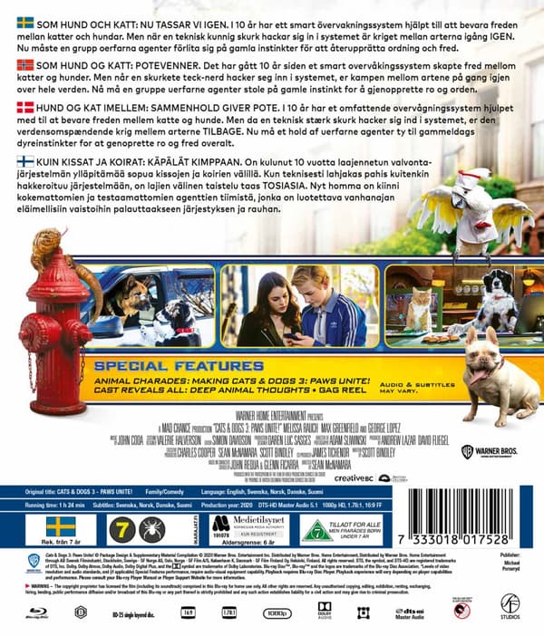 Cats & dogs 3 / Paws unite! (Blu-ray)