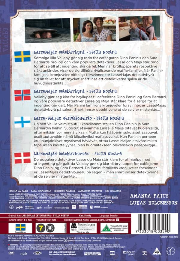 LasseMajas Detektivbyrå: Stella Nostra (DVD)