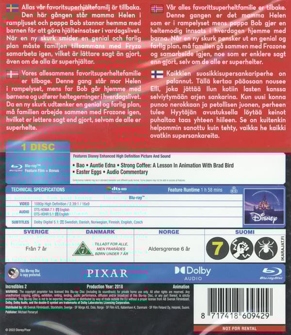 Superhjältarna 2 (Blu-ray)