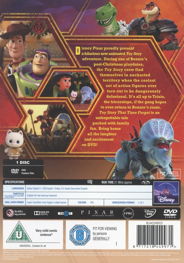 Toy Story - Fast i forntiden (Ej svensk text) (DVD)
