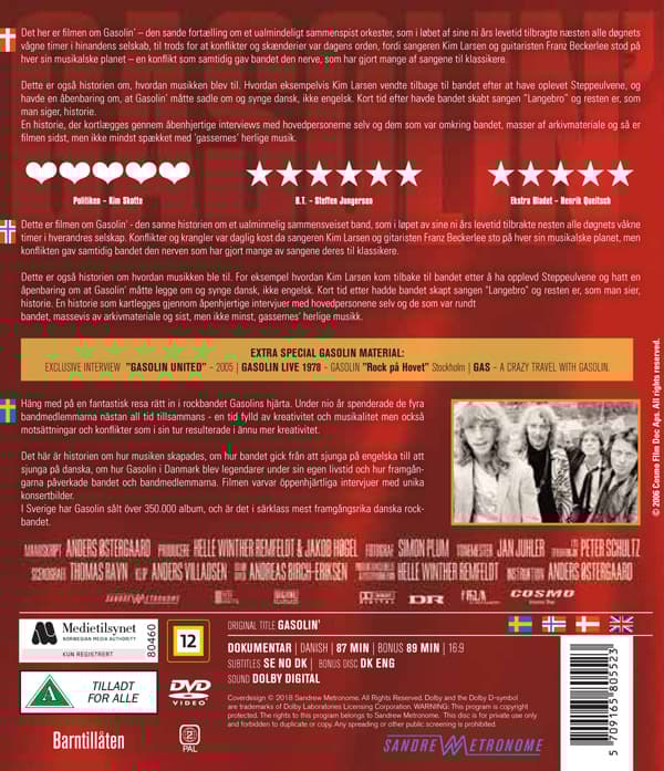 Gasolin: Hvis du tör, så kom med mig... (Blu-ray)