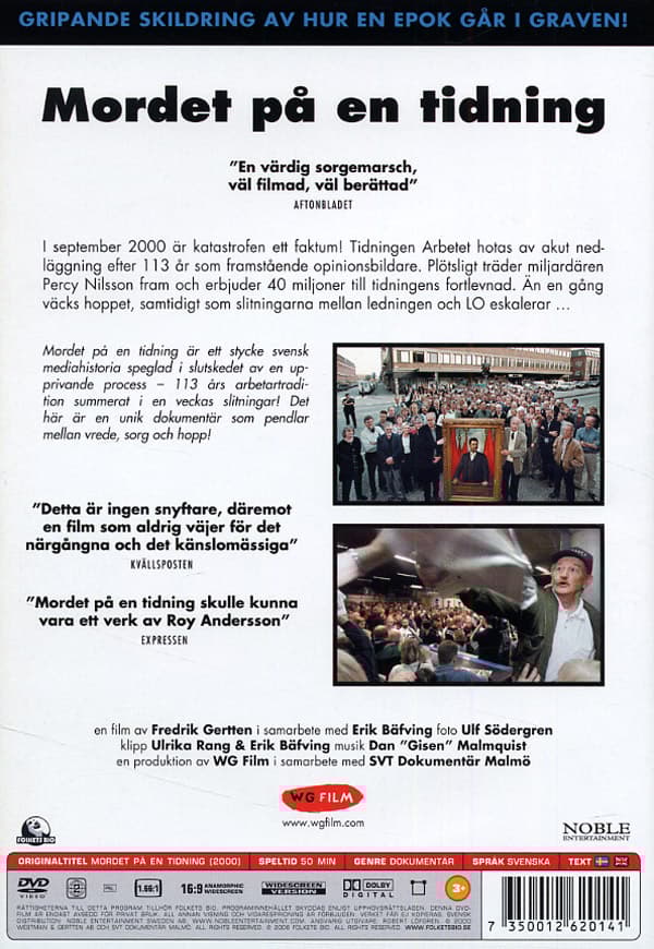 Mordet på en tidning (DVD)