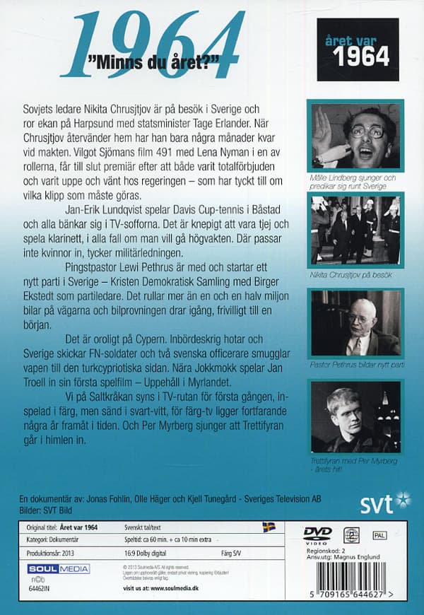 Året var 1964 (DVD)