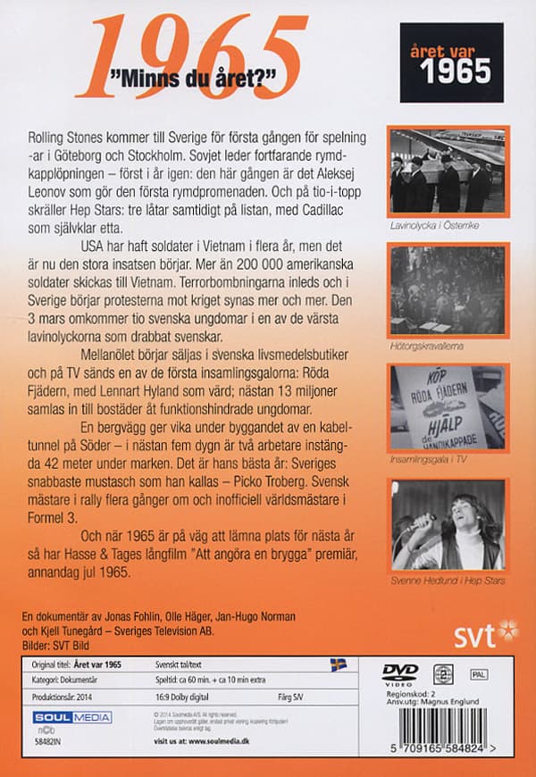 Året var 1965 (DVD)