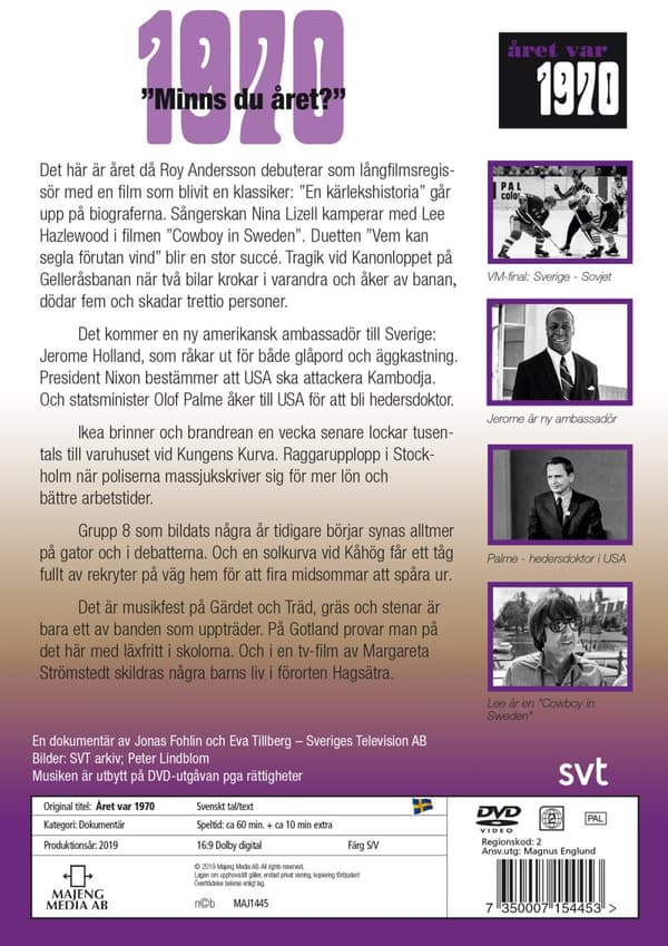 Året var 1970 (DVD)
