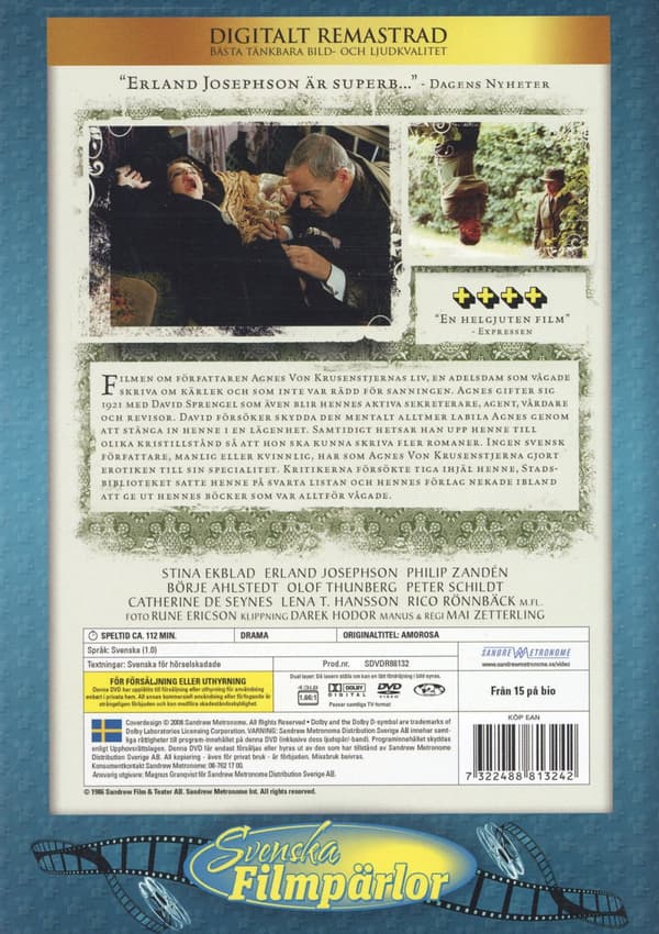 Amorosa - Digitalt restaurerad (DVD)