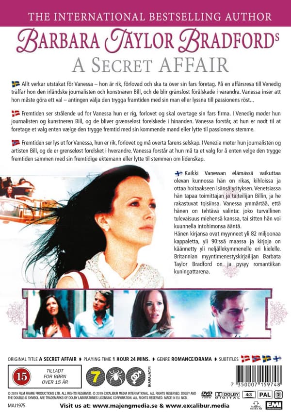 Barbara Taylor Bradford: A secret affair (DVD)