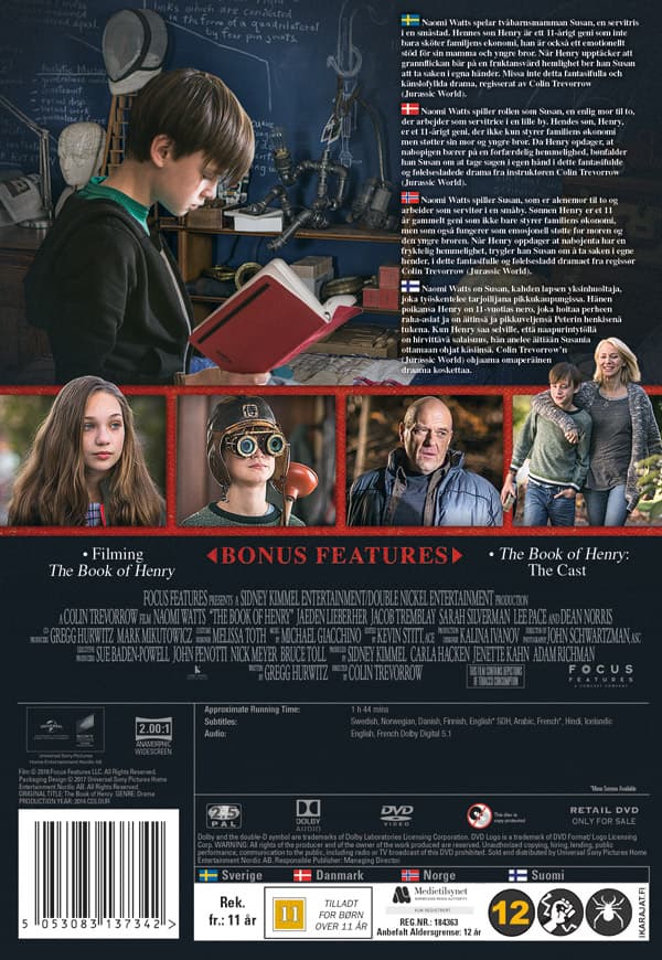 Book of Henry (DVD)