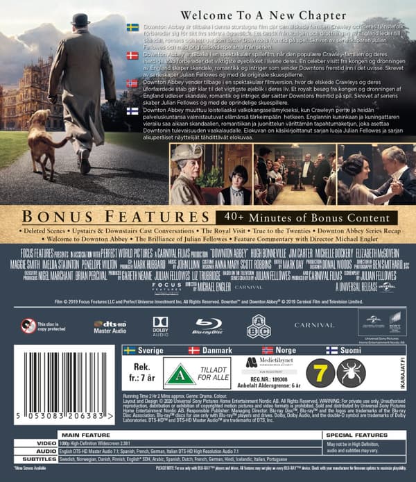 Downton Abbey - Filmen (Blu-ray)