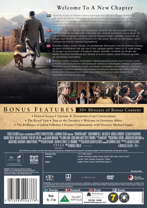 Downton Abbey - Filmen (DVD)
