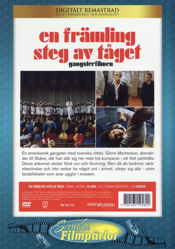 En främling steg av tåget - Digitalt remastrad (DVD)