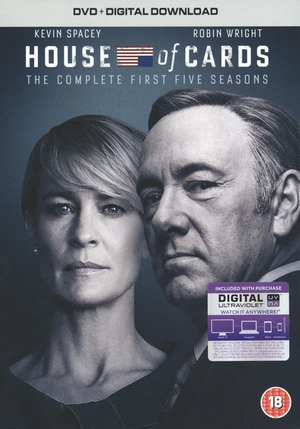 House of cards / Säsong 1-5 (20 DVD)