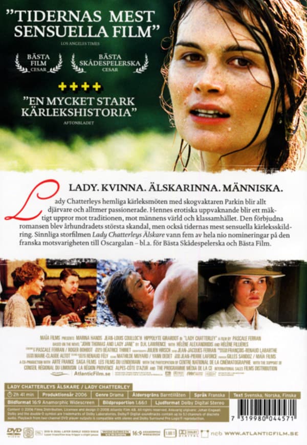 Lady Chatterleys älskare (DVD)
