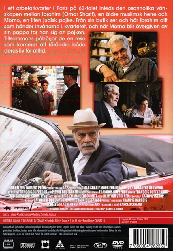 Monsieur Ibrahim och koranens blommor (DVD)