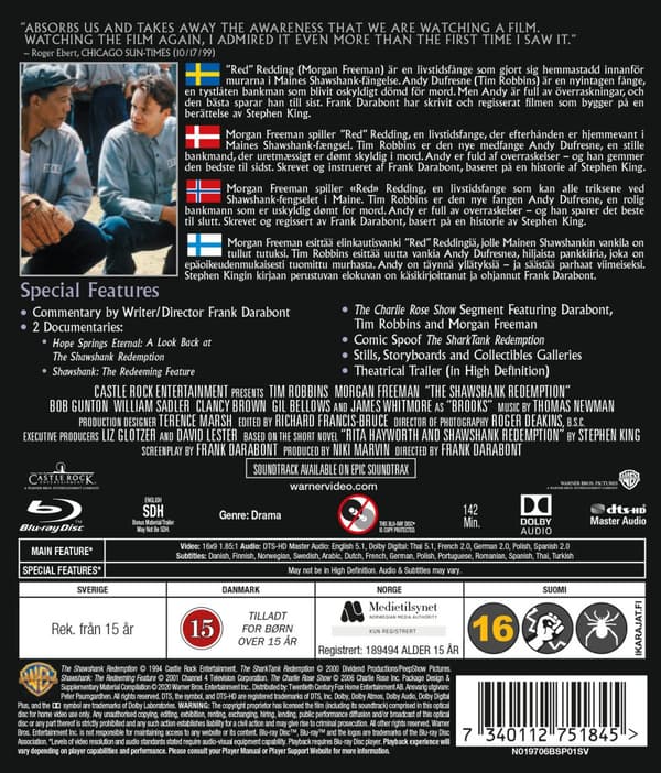 Nyckeln till frihet (Stephen King) (Blu-ray)