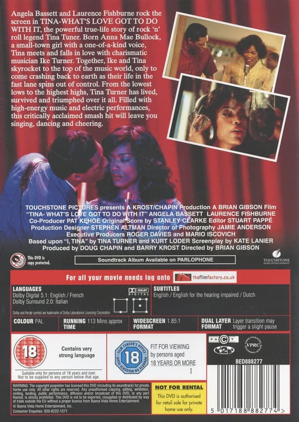 Tina/What's love got to do with it (Ej sv text) (DVD)