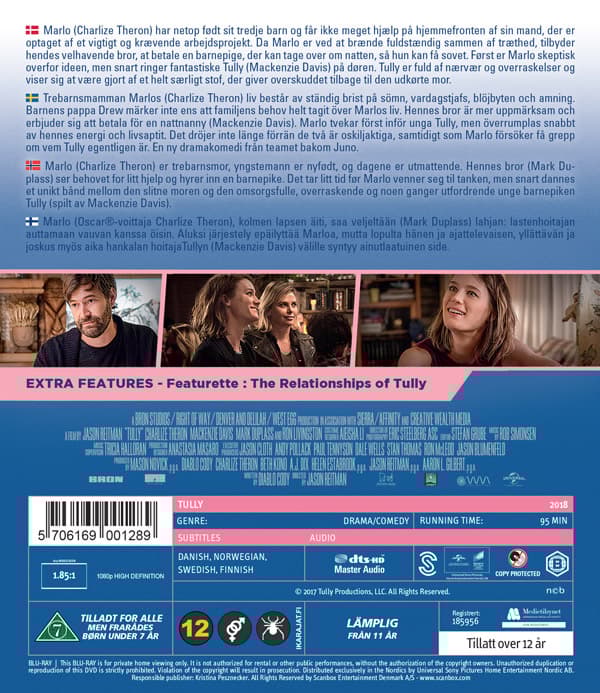 Tully (Charlize Theron) (Blu-ray)