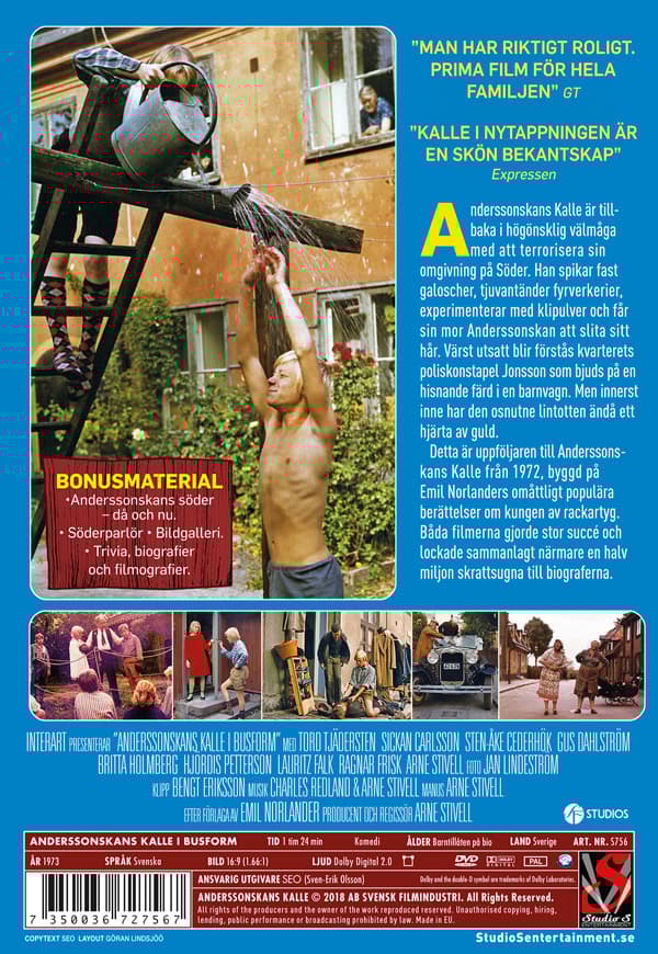 Anderssonskans Kalle i busform (DVD)