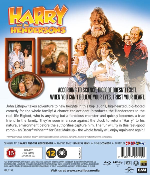 Bigfoot och Hendersons (Blu-ray)