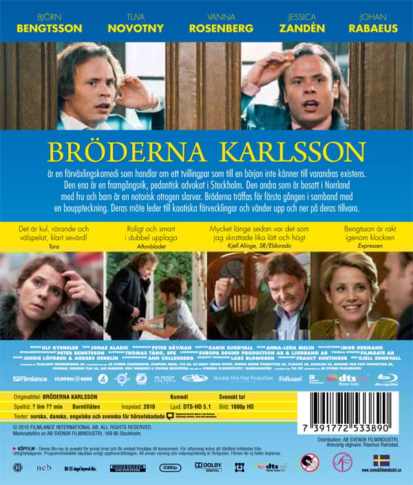 Bröderna Karlsson (Blu-ray)