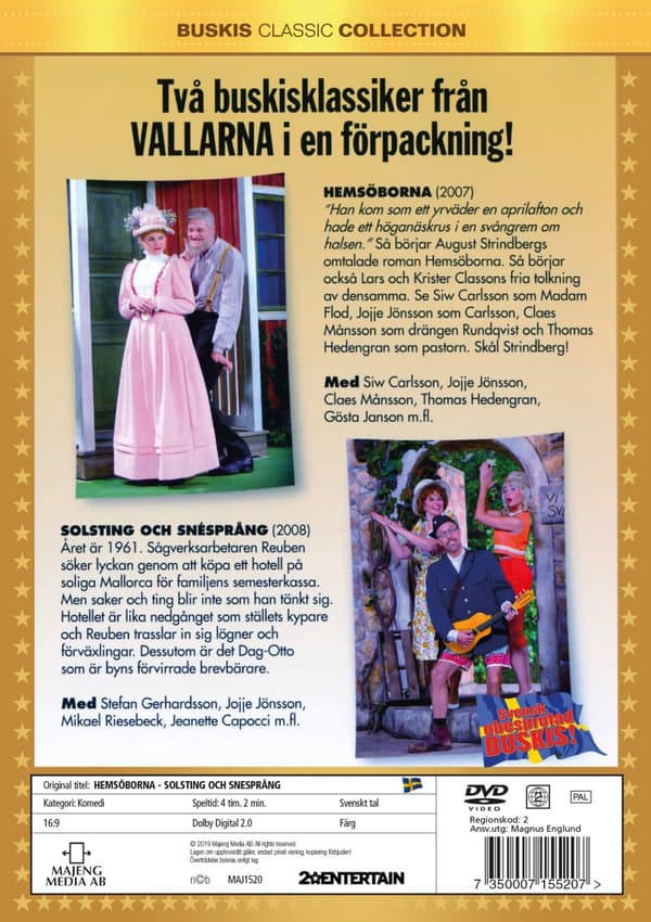 Hemsöborna + Solsting & snésprång (DVD)