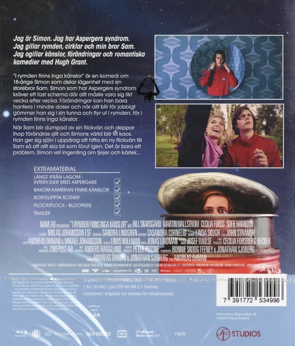 I rymden finns inga känslor (Blu-ray)