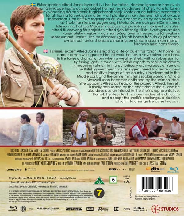 Laxfiske i Jemen (Blu-ray)