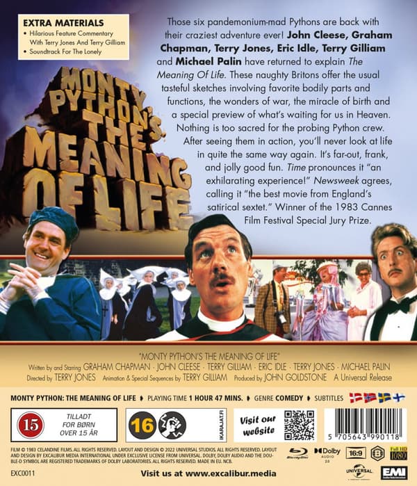 Monty Python / Meningen med livet (Blu-ray)