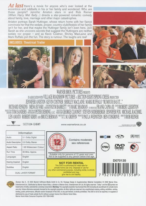 Ryktet går (Ej svensk text) (DVD)