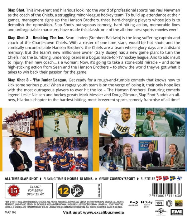 Slagskott 1-3 (3 Blu-ray)