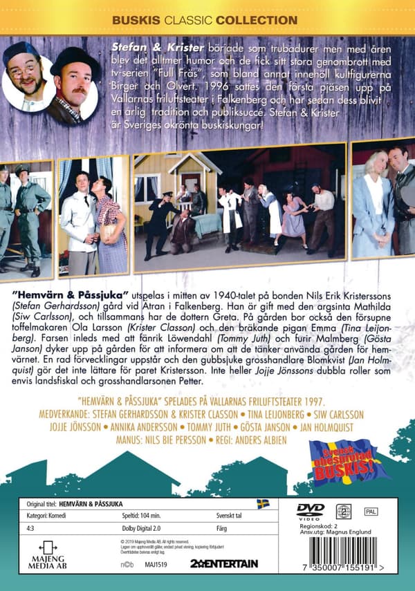 Stefan & Krister / Hemvärn och påssjuka (DVD)