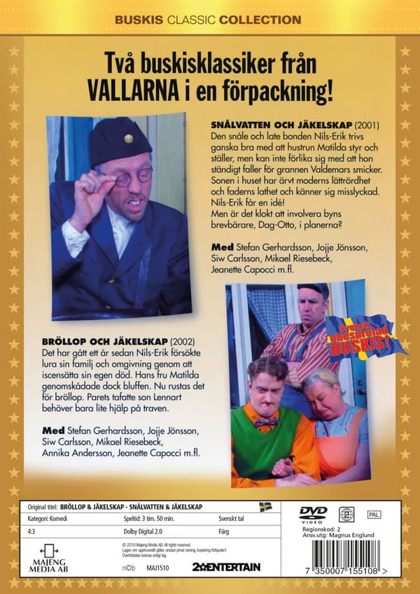 Stefan & Krister / Snålvatten + Bröllop (DVD)