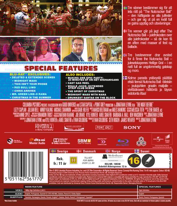 The night before (Blu-ray)