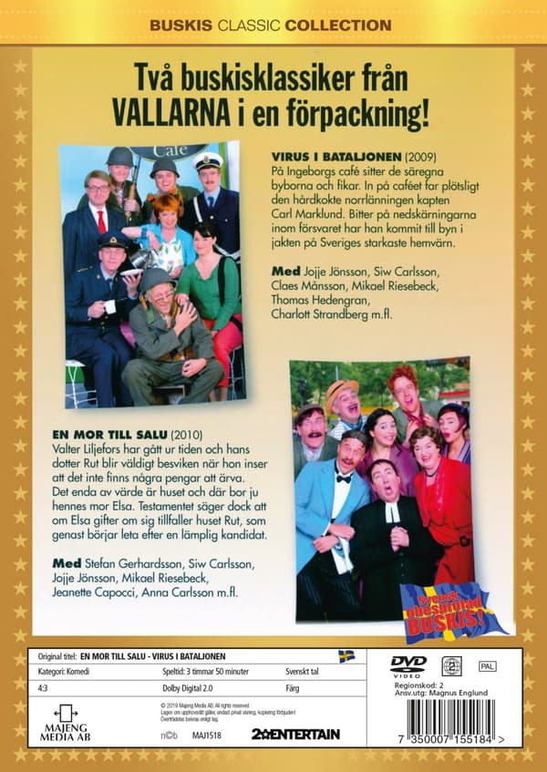 Virus i bataljonen + En mor till salu! (DVD)
