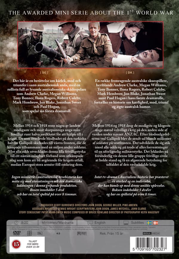 Anzac / Miniserien (5 DVD)