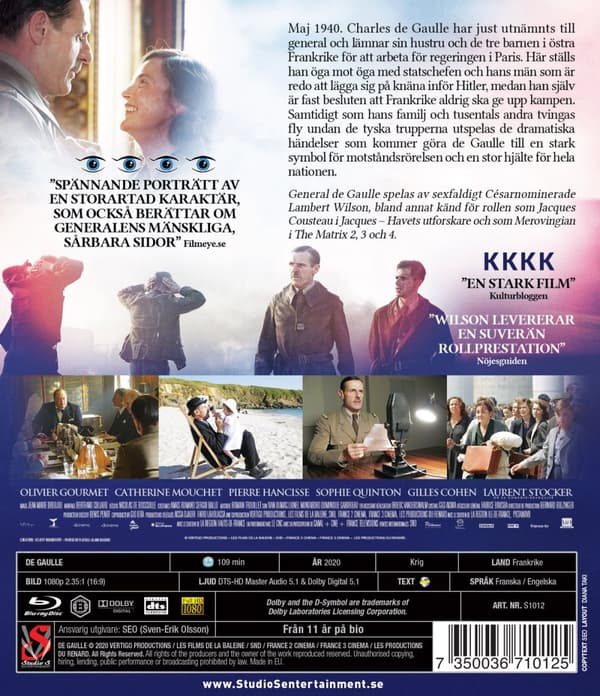De Gaulle (Blu-ray)