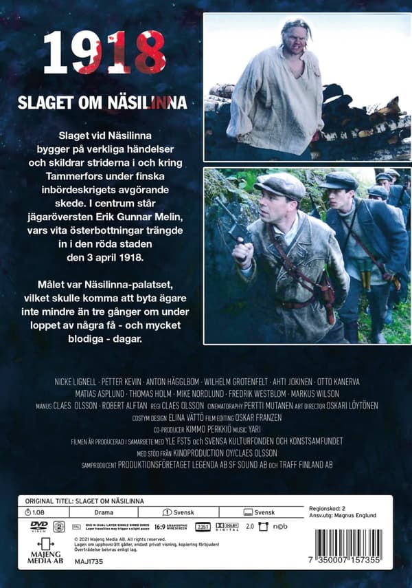 Slaget vid Näsilinna 1918 (DVD)