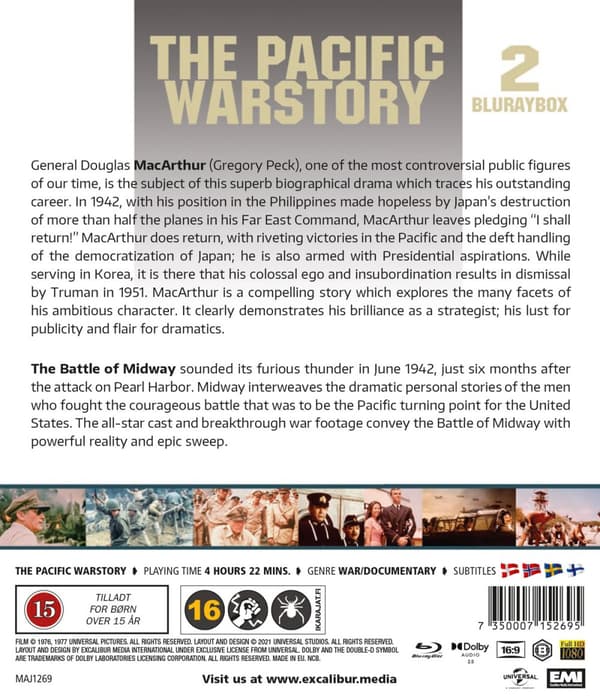 Generalen + Midway (The pacific warstory) (2 Blu-ray)